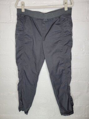 Eddie Bauer Size 14 Pants Cuffed Gray
